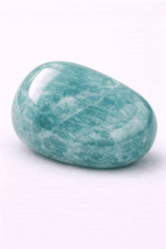 Amazonite, a polished specimen