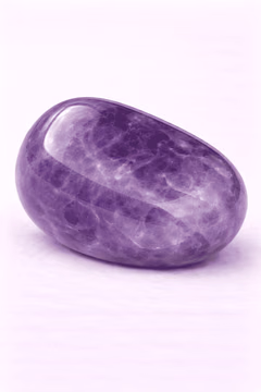 Amethyst, ein geschliffenes Exemplar