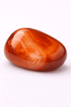 Carnelian, a polished specimen