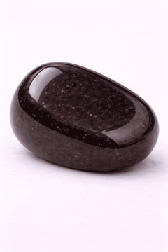 Garnet (almandine), a polished specimen
