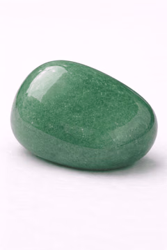 Aventurina verde, um exemplar polido