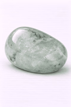 Prehnite, a polished specimen