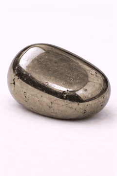 Pyrite, a polished specimen