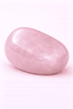 Rose Quartz, a polished specimen