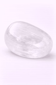 Selenit (Marienglas), ein geschliffenes Exemplar